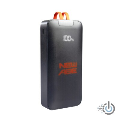 Newage J175-20K 22500mAh Power Bank (With In-built Cables)